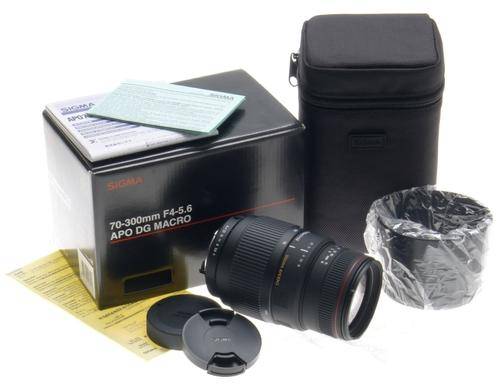 SIGMA PENTAX MOUNT 70-300mm F4-5.6 APO DG MACRO DIGITAL CAMERA LENS NEW BOX CASE